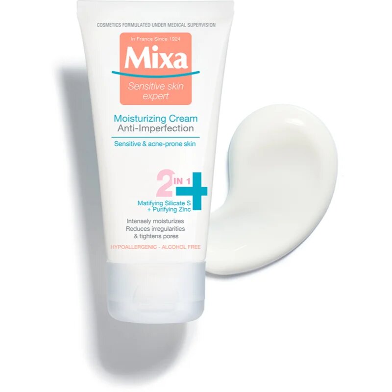 MIXA Anti-Imperfection hidratáló ápolás a bőr tökéletlenségei ellen 50 ml