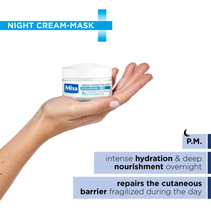 MIXA Hyalurogel nappali és éjszakai krém hialuronsavval 2x50 ml