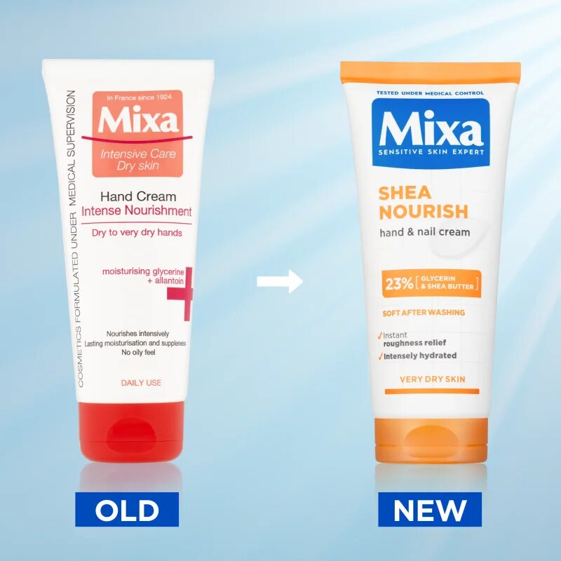 MIXA Intense Nourishment kézkrém a nagyon száraz bőrre 100 ml