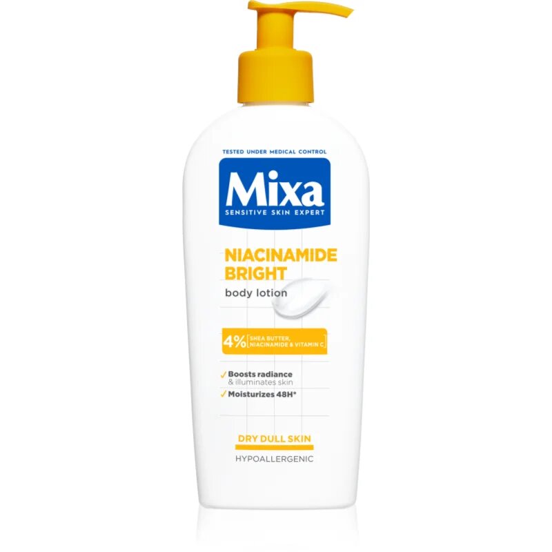 MIXA Niacinamide Bright testvaj bambuszvajjal 250 ml