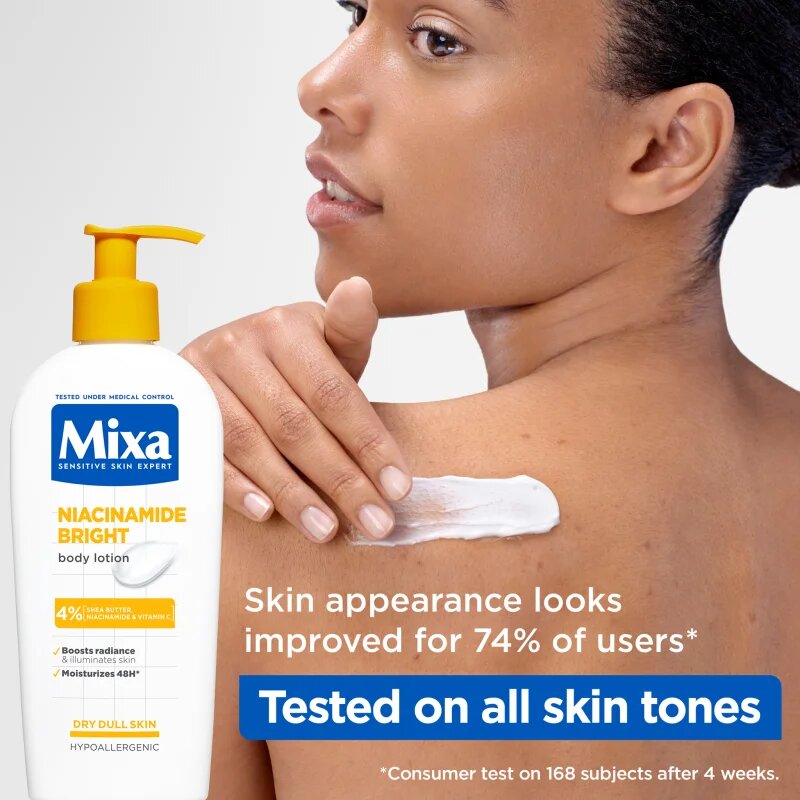 MIXA Niacinamide Bright testvaj bambuszvajjal 250 ml