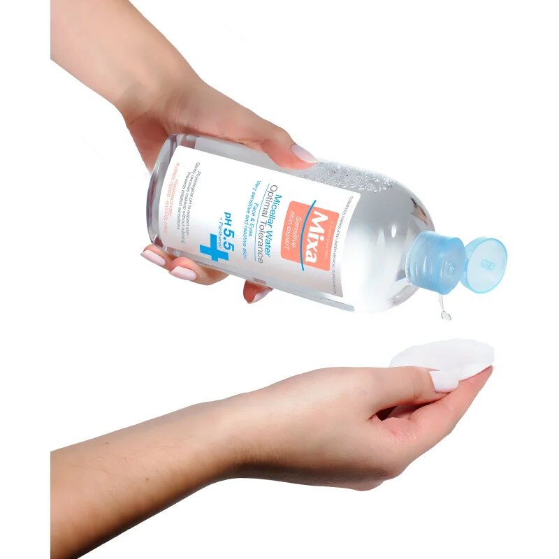 MIXA Optimal Tolerance micellás víz az arcbőr megnyugtatására 400 ml