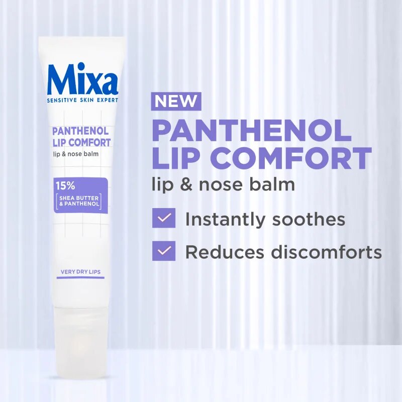 MIXA Panthenol Comfort orr- és ajakbalzsam pantenollal 10 ml