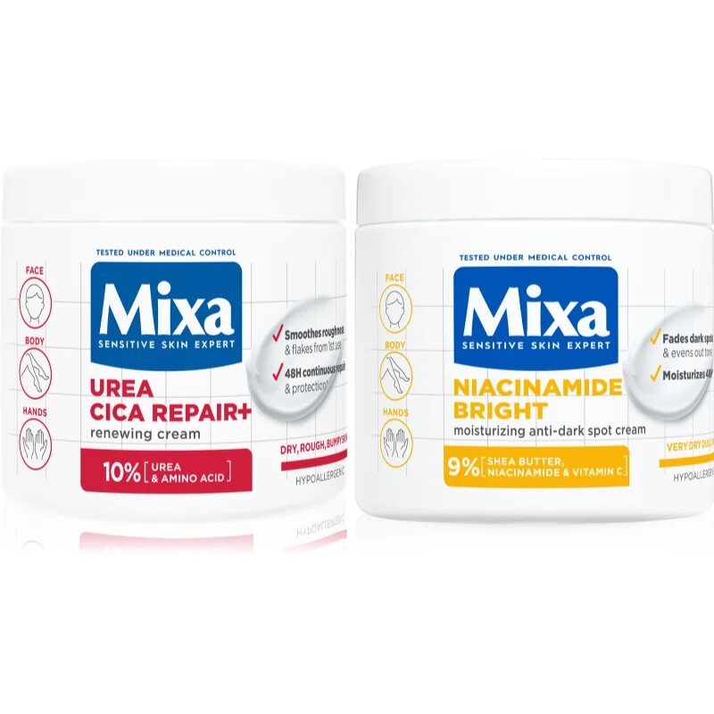 MIXA Sensitive Skin Expert szett a bőr regenerációjára