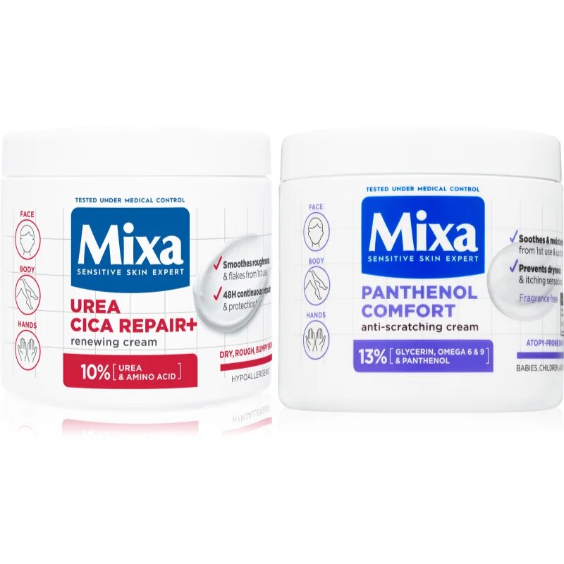 MIXA Sensitive Skin Expert szett a finom és sima bőrért