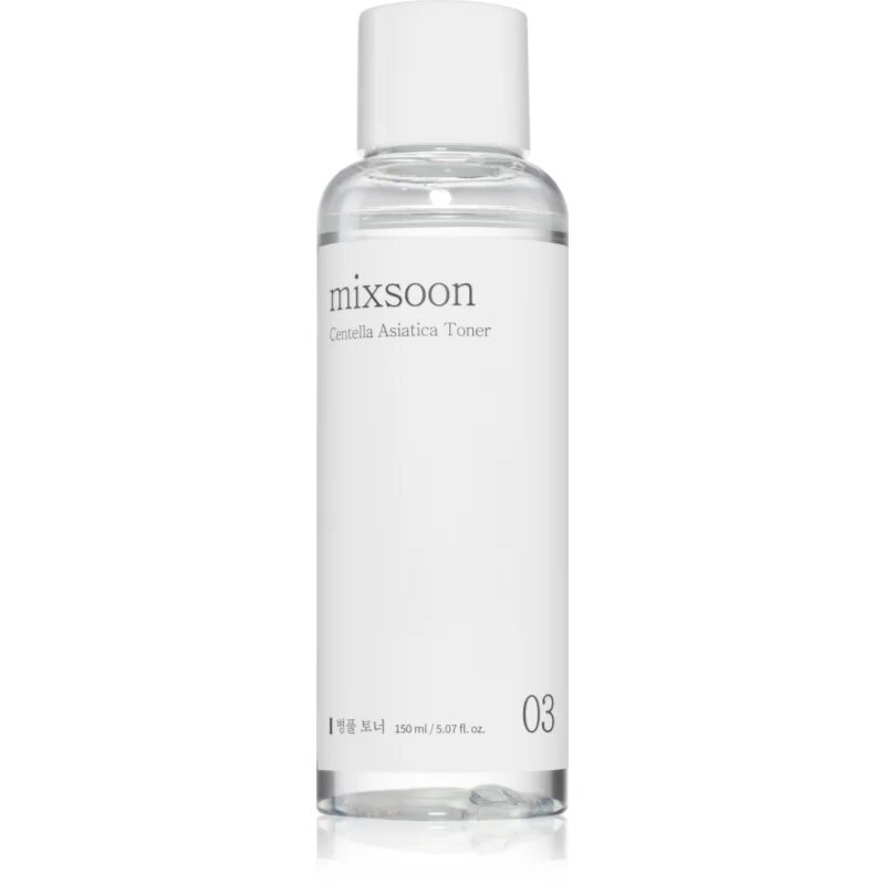 mixsoon Centella Asiatica nyugtató tonik arcra hidratáló hatással 150 ml