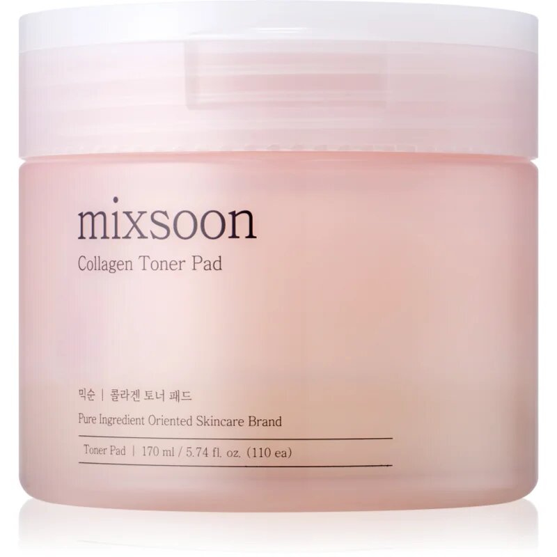 mixsoon Collagen tonizáló párnák az élénk és kisimított arcbőrért 110x1 db