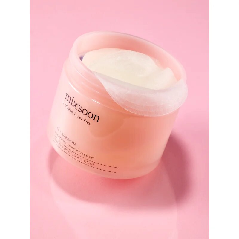 mixsoon Collagen tonizáló párnák az élénk és kisimított arcbőrért 110x1 db