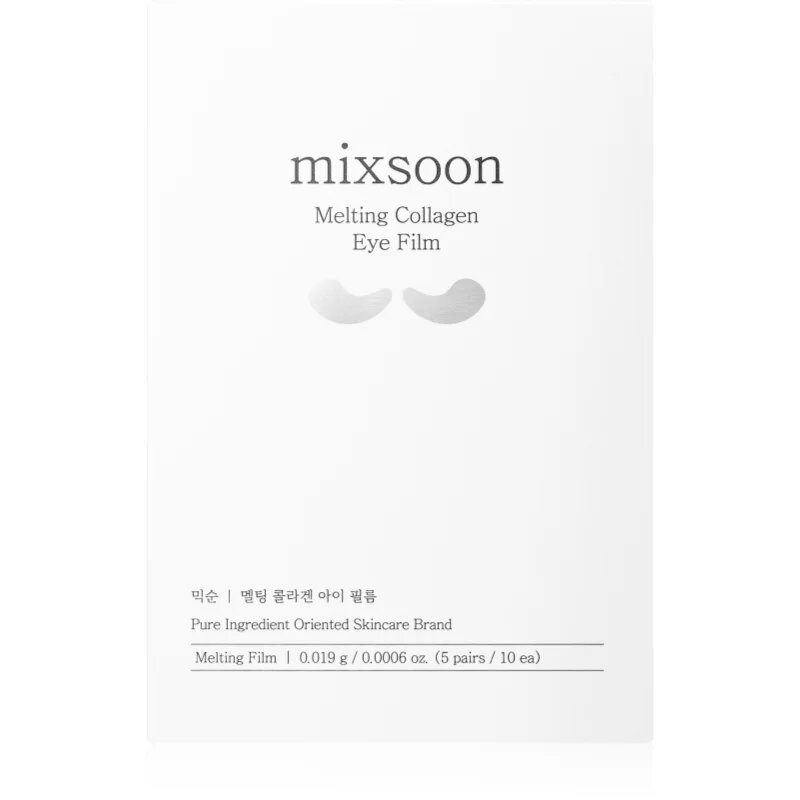 mixsoon Melting Collagen Eye Film fehérítő gézmaszk a szem köré 5x2 db