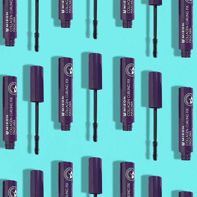 Mizon Collagen Curling Fix vizálló szempillaspirál a hosszabb pillákért kollagénnel árnyalat Black 6 ml