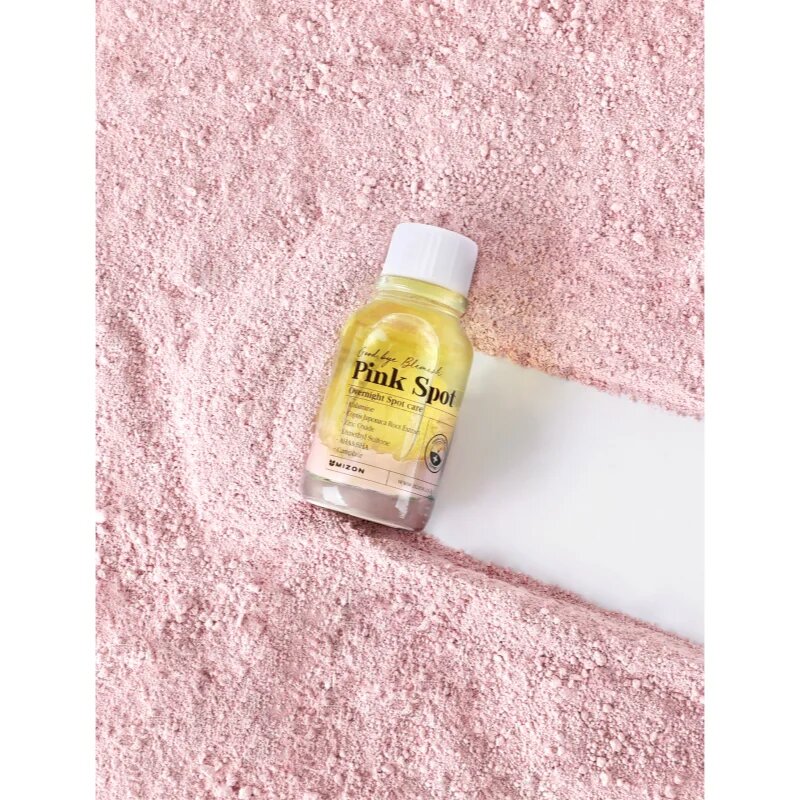 Mizon Good Bye Blemish Pink Spot szérum az aknék helyi kezelésére. pattanások ellen 19 ml