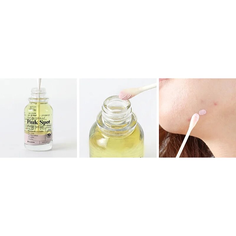 Mizon Good Bye Blemish Pink Spot szérum az aknék helyi kezelésére. pattanások ellen 19 ml