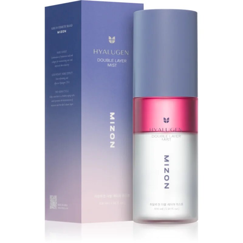 Mizon Hyalugen Double Layer Mist hidratáló kétfázisú olajos permet 100 ml