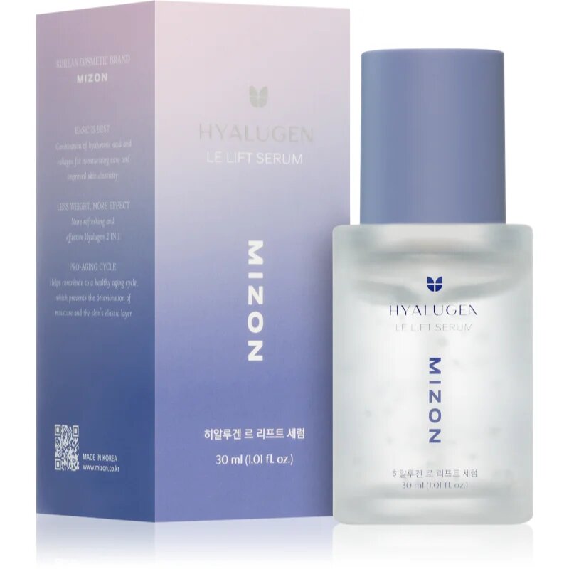 Mizon Hyalugen Le Lift Serum Ránctalanító és hidratáló szérum a bőr rugalmasságának növelésére 30 ml