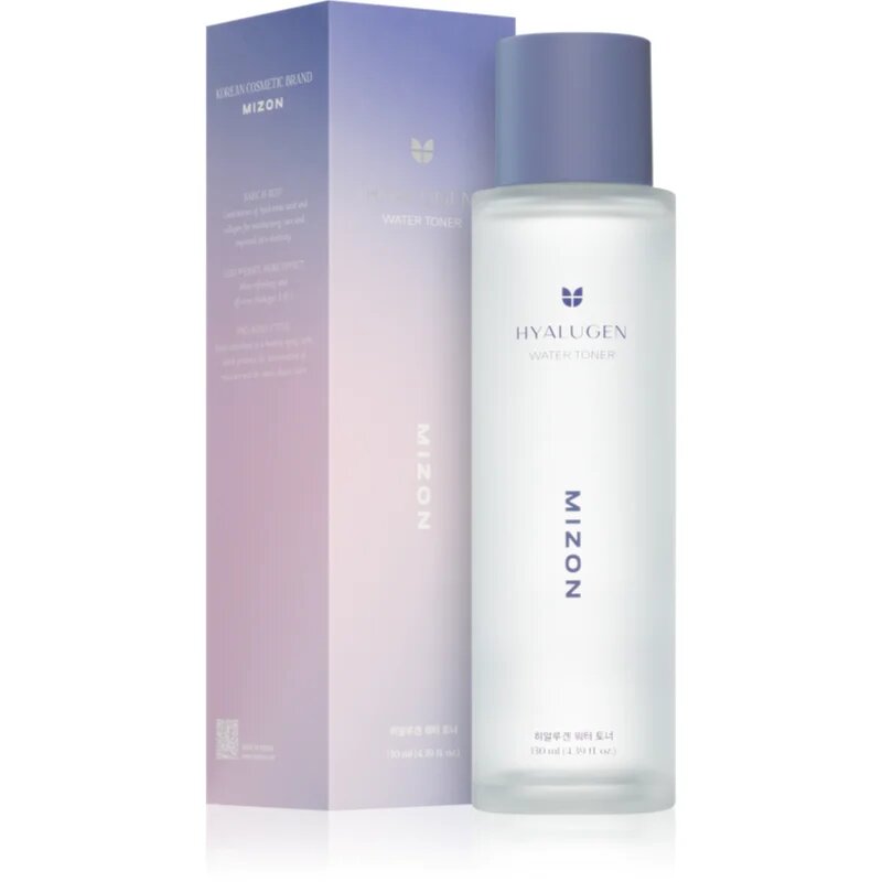 Mizon Hyalugen Water Toner hidratáló tonik a bőr rugalmasságának növelésére 130 ml