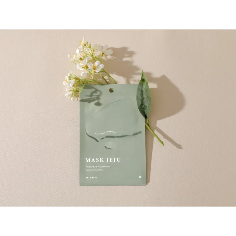 Mizon Joyful Time Jeju Heartleaf nyugtató hatású gézmaszk a száraz és irritált bőrre 23 g