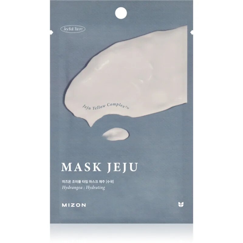 Mizon Joyful Time Jeju Hydrangea hidratáló gézmaszk száraz bőrre 23 g