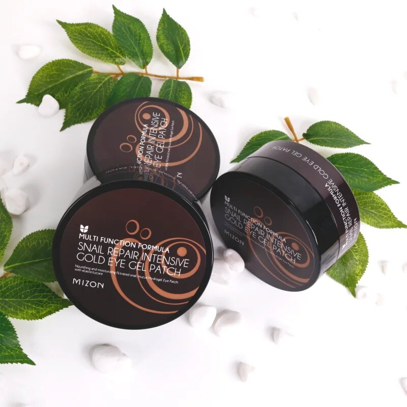 Mizon Multi Function Formula Snail szemmaszk a duzzanat és sötét karikák ellen aranytartalommal 60 x 1.4 g