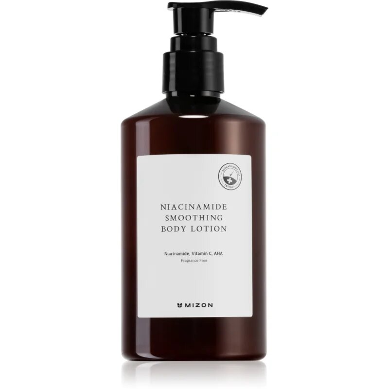 Mizon Niacinamide Smoothing bőrélénkítő testtej kisimító hatással 300 ml