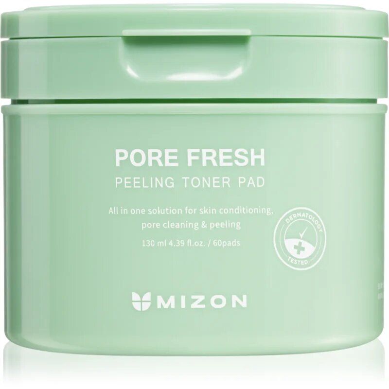Mizon Pore Fresh arctisztító peeling párnácskát az aknéra hajlamos érzékeny bőrre 60 db