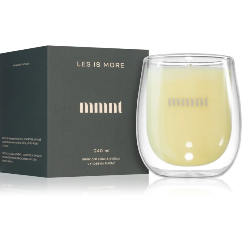 mmnt Les Is more illatgyertya 240 ml