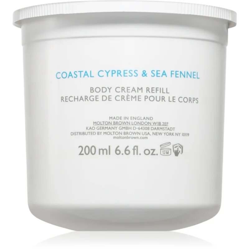 Molton Brown Coastal Cypress & Sea Fennel testápoló krém utántöltő 200 ml