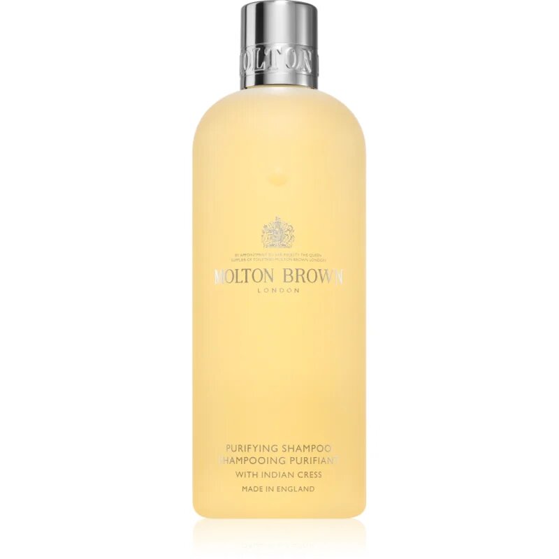 Molton Brown Purifying Indian Cress Shampoo tisztító sampon táplált és fényes hatásért 300 ml