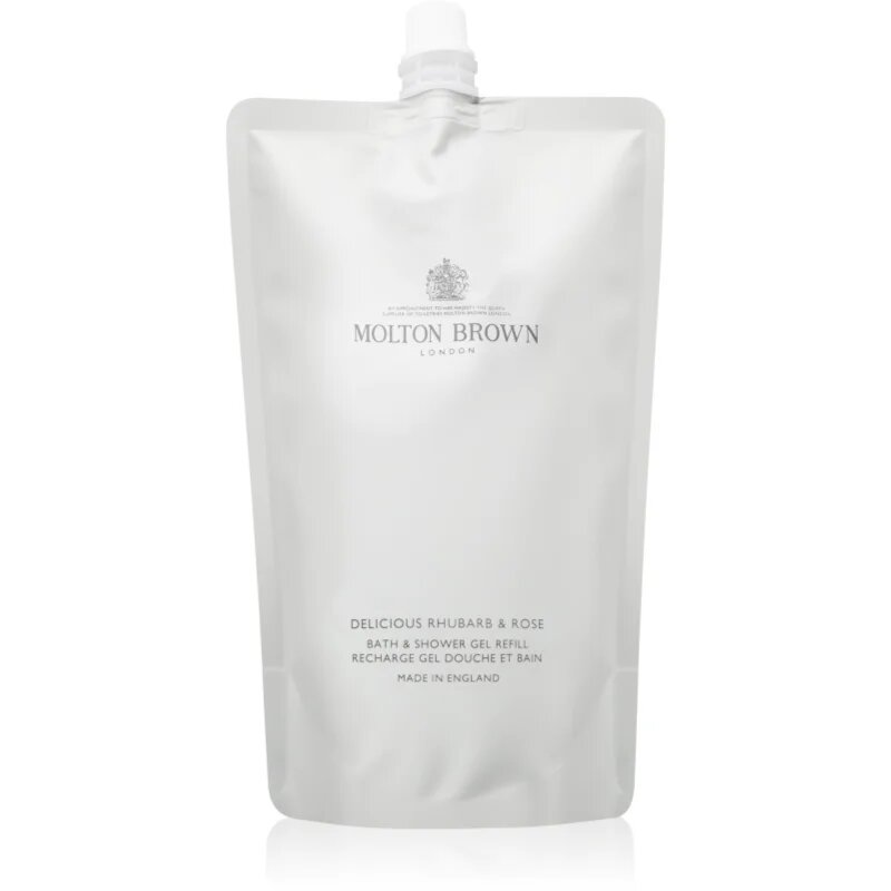 Molton Brown Rhubarb & Rose tusoló- és fürdőgél utántöltő 400 ml