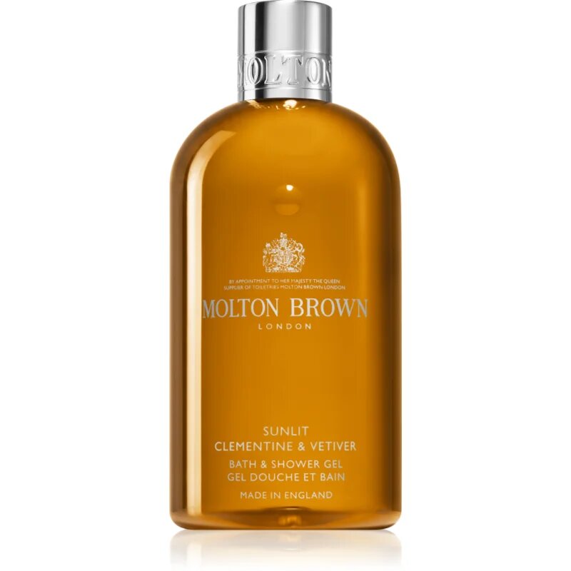 Molton Brown Sunlit Clementine & Vetiver Bath & Shower Gel tusoló- és fürdőgél 300 ml