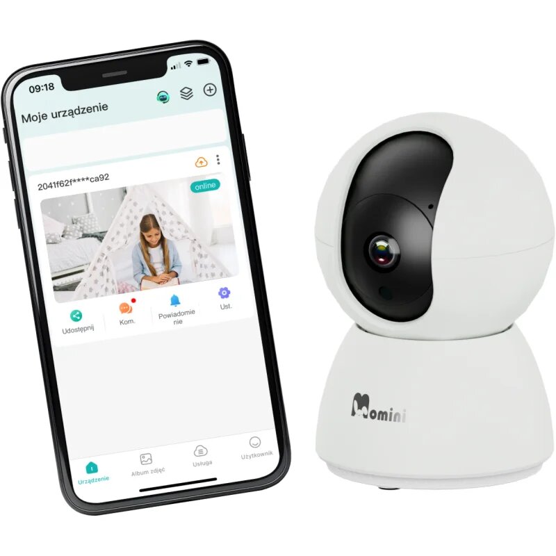 Momini KiddLok Baby Monitor klasszikus bébiőr 1 db
