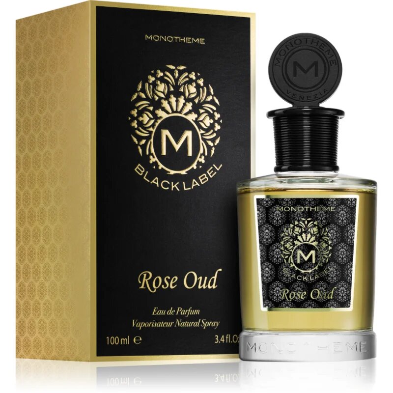 Monotheme Black Label Rose Oud Eau de Parfum unisex 100 ml