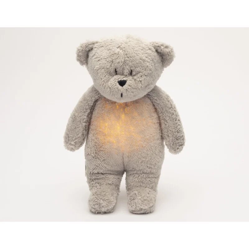 Moonie Bear 2.0 Organic Grey alvóka dallammal 1 db