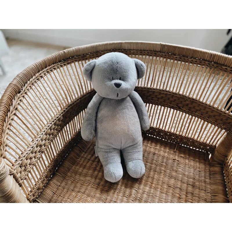 Moonie Bear 2.0 Organic Grey alvóka dallammal 1 db