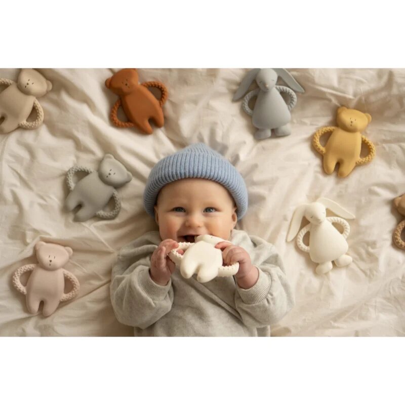 Moonie Natural Teether Grey rágóka 1 db