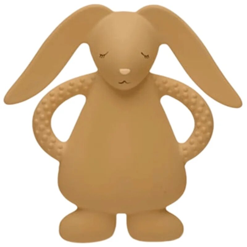 Moonie Natural Teether Rabbit rágóka Cappucino 1 db