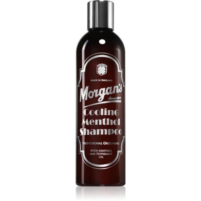 Morgan's Cooling Menthol Shampoo haj és fejbőr stimuláló mentolos sampon uraknak 250 ml