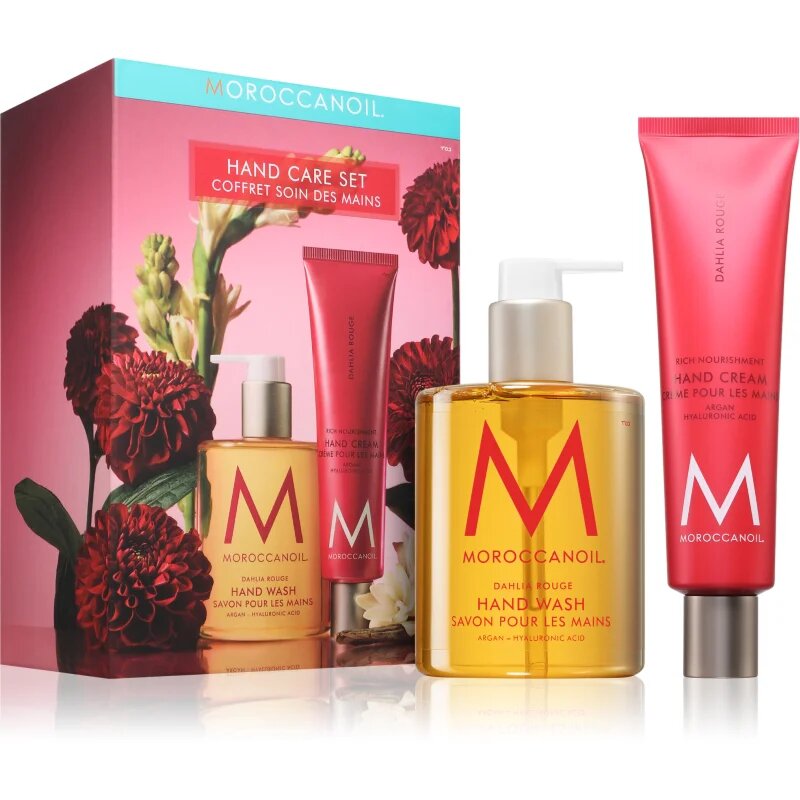 Moroccanoil Body Dahlia Rouge ajándékszett kézre