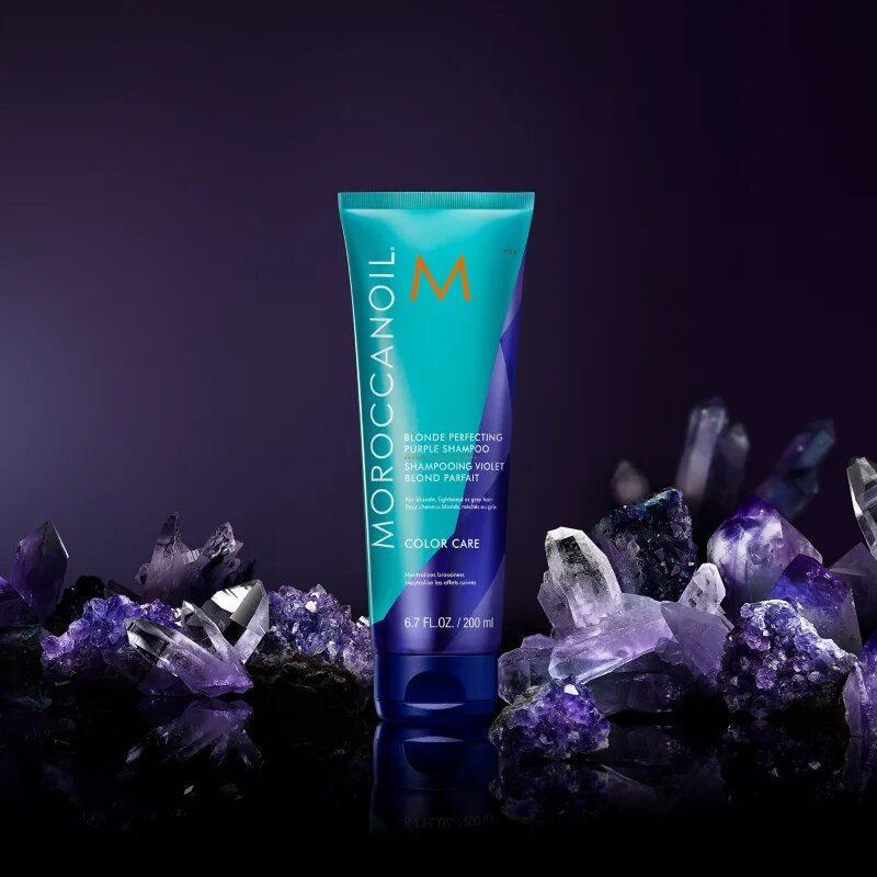 Moroccanoil Color Care Shampoo lila tonizáló sampon szőke hajra 200 ml