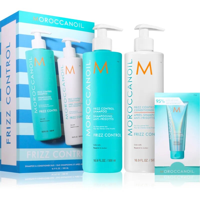 Moroccanoil Frizz Control Shampoo & Conditioner Duo szett töredezés ellen