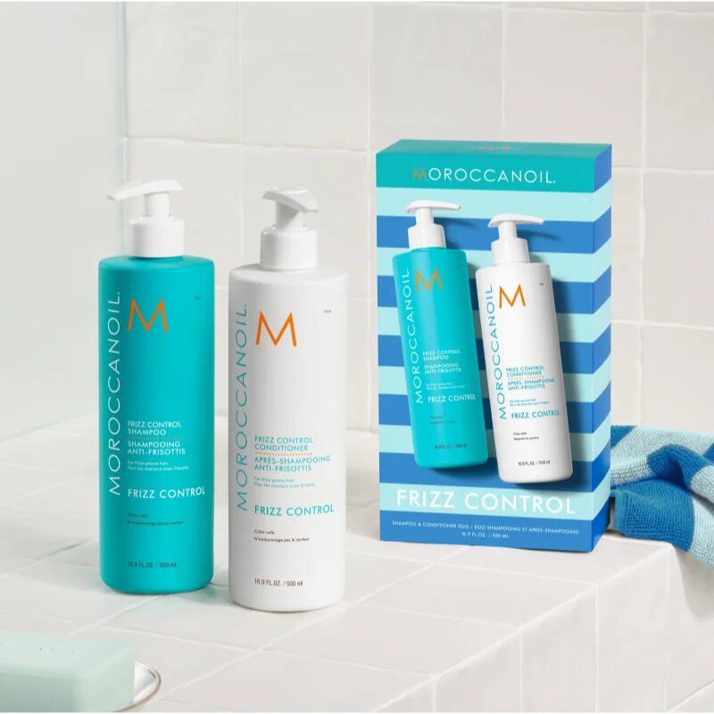 Moroccanoil Frizz Control Shampoo & Conditioner Duo szett töredezés ellen