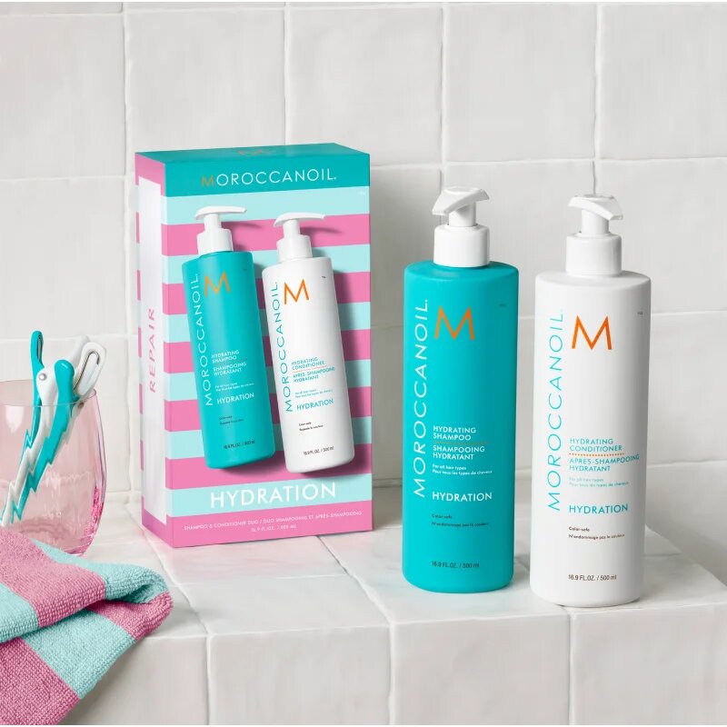 Moroccanoil Hydration Shampoo & Conditioner Duo szett száraz hajra