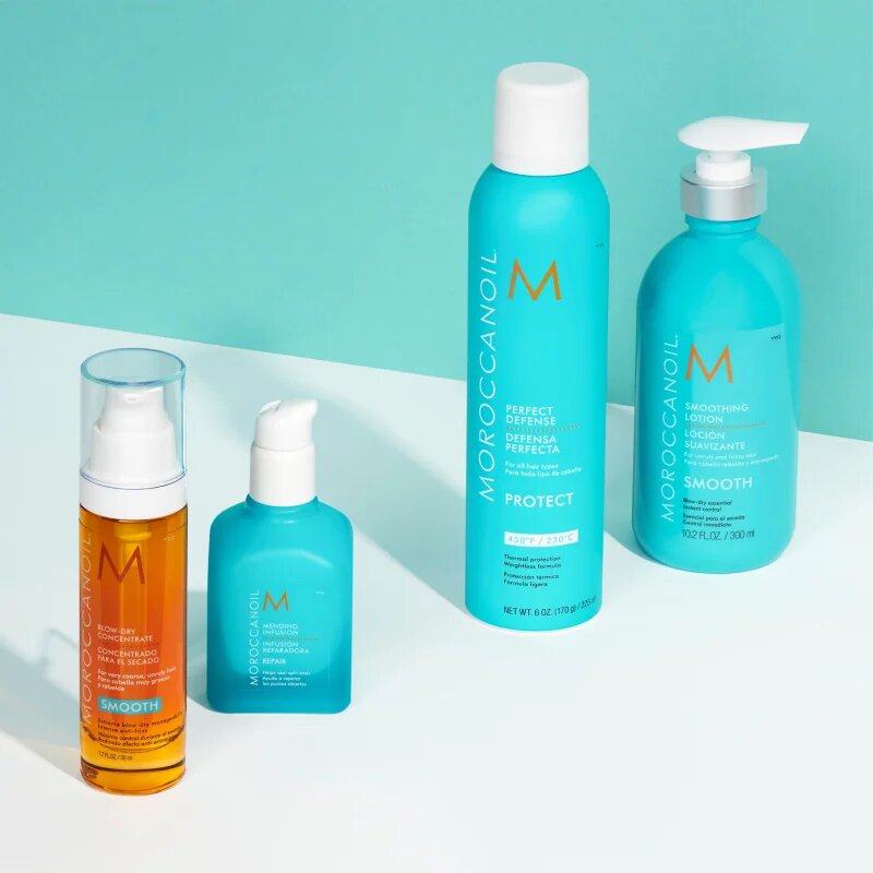 Moroccanoil Protect hővédő spray hajsütővassal és hajvasalóval kezelt hajra 225 ml