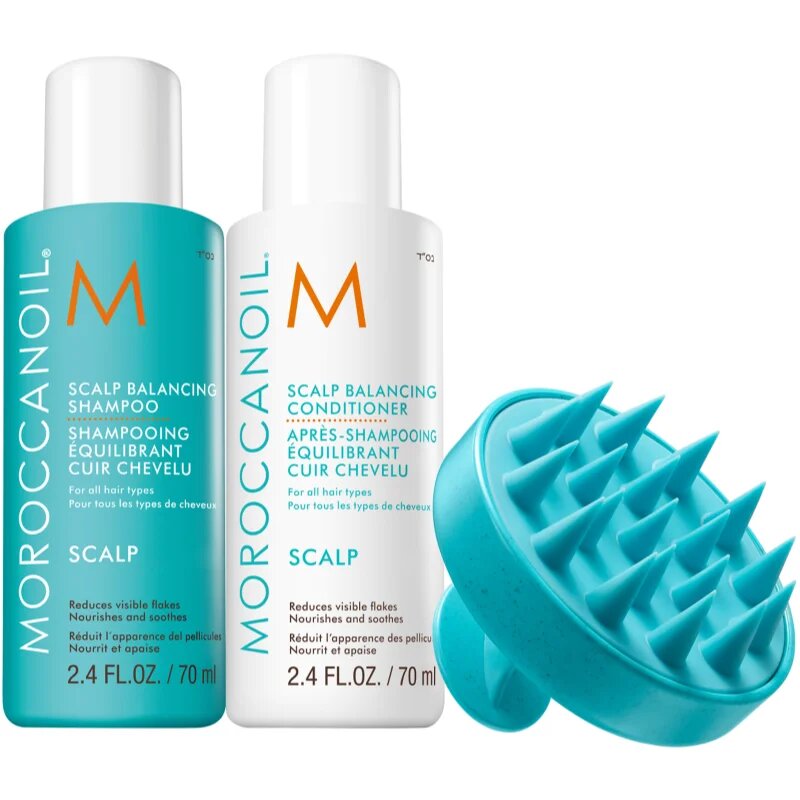 Moroccanoil Scalp Discovery Set szett zsíros fejbőrre korpásodás ellen