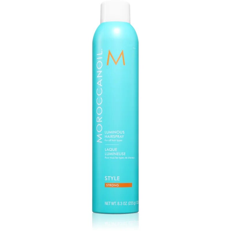 Moroccanoil Style Luminous Hairspray hajlakk erős fixálás 330 ml