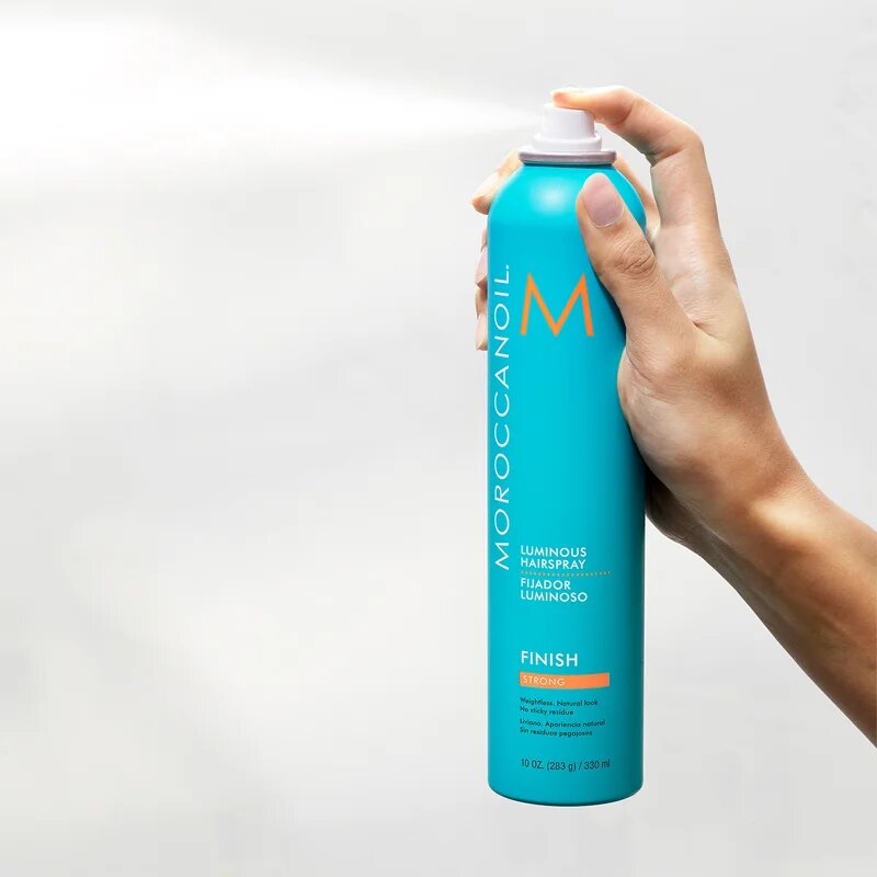 Moroccanoil Style Luminous Hairspray hajlakk erős fixálás 330 ml