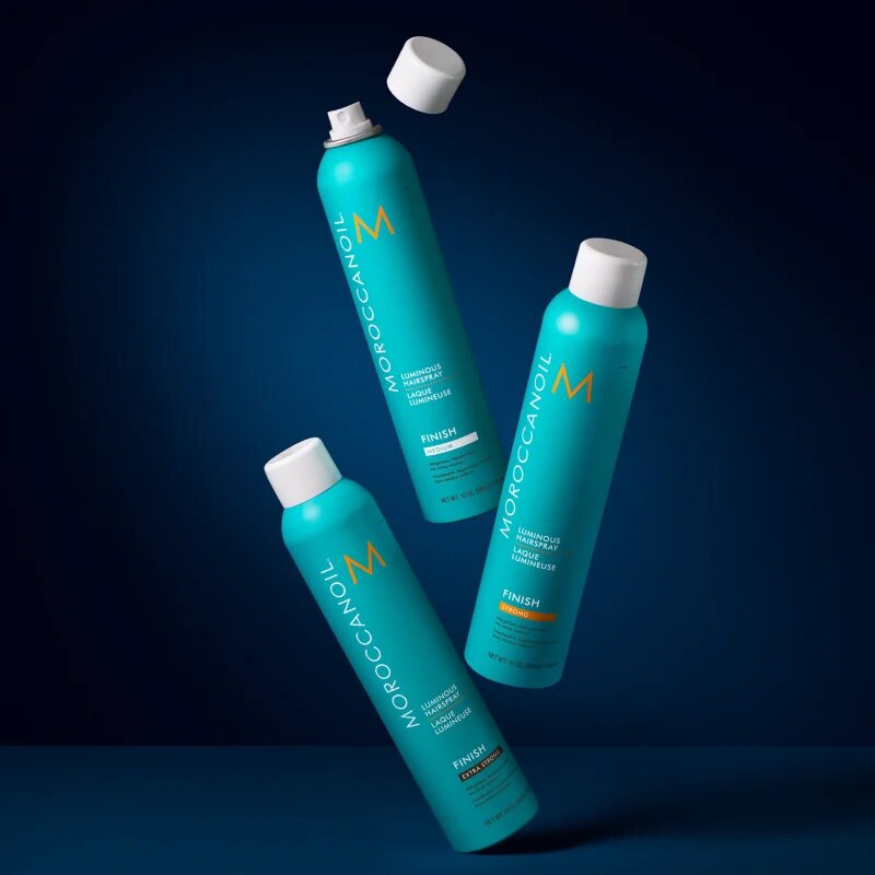 Moroccanoil Style Luminous Hairspray hajlakk erős fixálás 330 ml