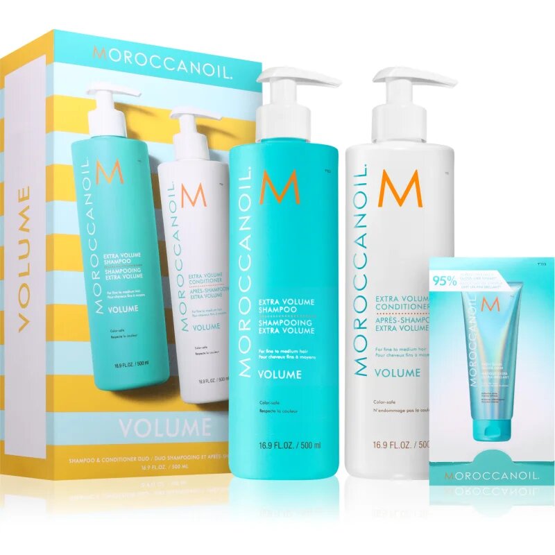 Moroccanoil Volume Shampoo & Conditioner Duo szett a hajtérfogat növelésére