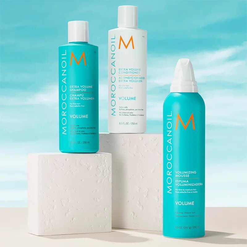 Moroccanoil Volume Volumizing Mousse hajformázó hab dús hatásért 250 ml