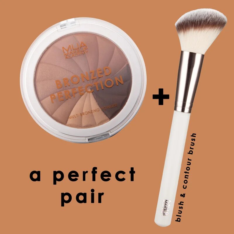 MUA Makeup Academy Brushes Blush & Contour ecset a kontúrokra és az arcpirosítóra 1 db