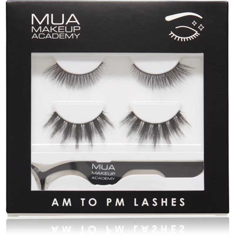 MUA Makeup Academy Lashes Am To Pm műszempillák 2 pár